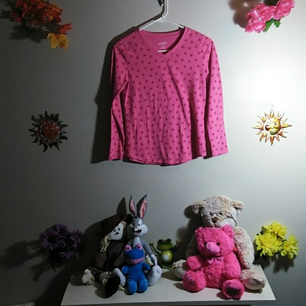 Girls pink top